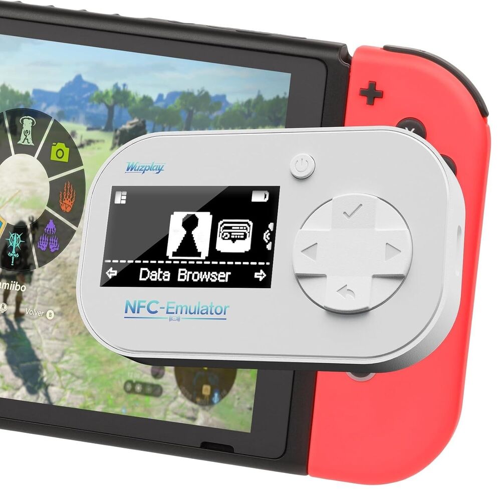 NFC Emulator for Switch 1 & 2 - Game Tag Manager with OLED Display, Easy Setup